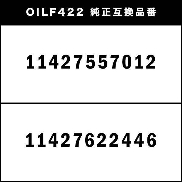 オイルフィルター オイルエレメント MINI ミニ クラブマン R55 2006.11- 互換品 OILF422_画像3