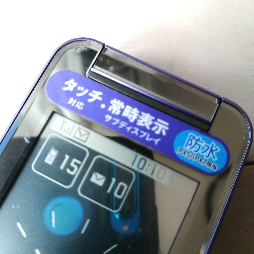 折り畳み式携帯電話のモック　模型　モックアップ　944SH　紫　二つ折りケータイ