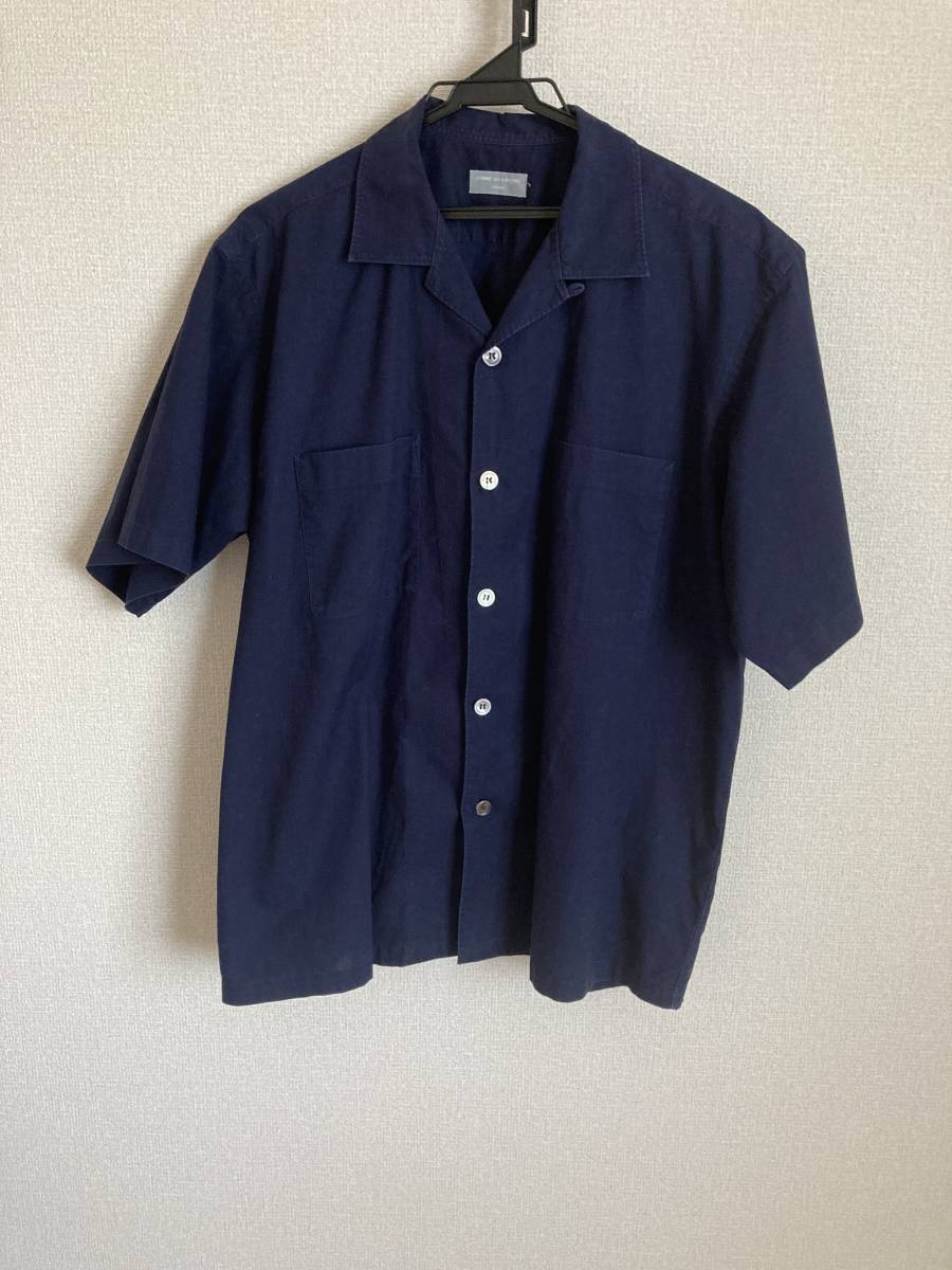 90 period Garcon Homme rice field middle Homme open color shirt L size corresponding COMME des GARCONS HOMME. collar shirt 