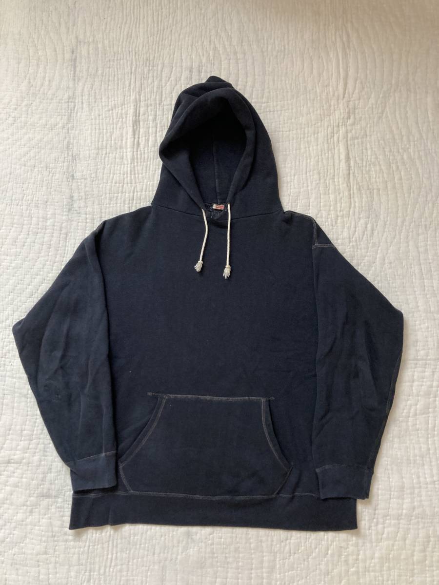 卸売 60年代 Hanesport ヴィンテージスウェットパーカー Black Lサイズ