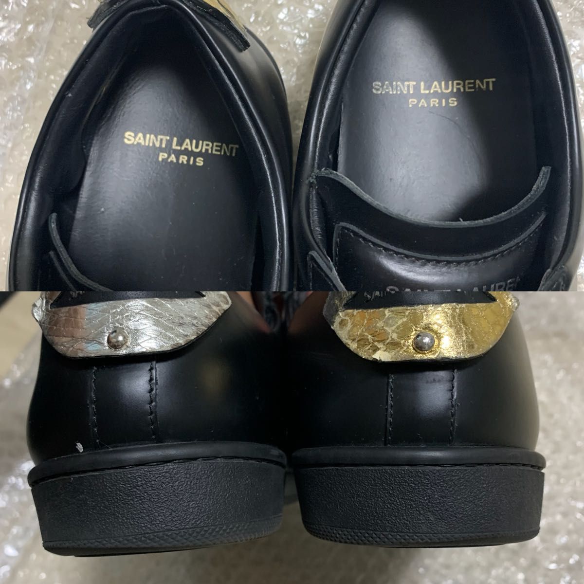 SAINT LAURENT サンローラン レザー 本革 スニーカー サイズ 36 SAINT LAURENT サンローラン レザー 本革 スニーカー サイズ 36