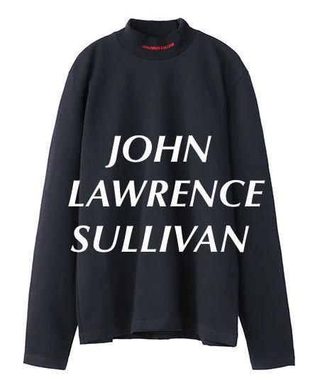 JOHN LAWRENCE SULLIVAN ハイネック ブラック レッド ②長袖Tシャツ