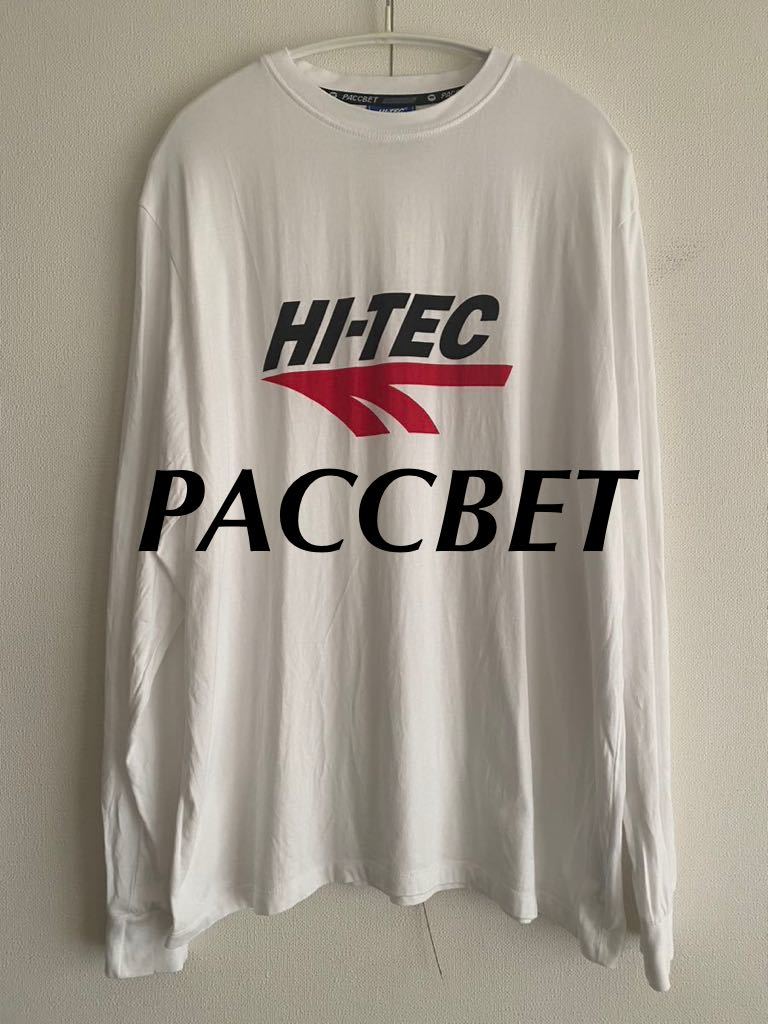 PACCBET ラスベート HI-TEC ロンT L/S Tシャツ RASSVET ハイテックWHITE 長袖Tシャツ