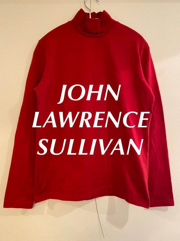 国内発送】 カットソー ハイネック レッド SULLIVAN LAWRENCE JOHN ③