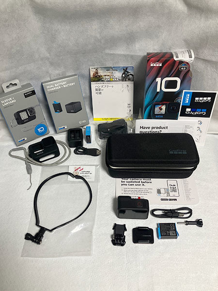 人気特価 GoPro HERO10 中古美品 本体 アクセサリー一式 整理 その他