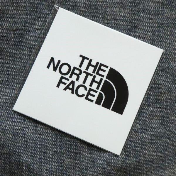 TNF Square Logo Sticker NN32349 WH NT 2枚セット 新品 防水素材