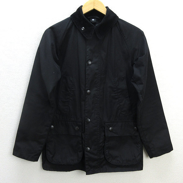 y■英国製■バブアー/Barbour ビデイルBEDALE EDIFACE オイルジャケット■黒【 34 】MENS美品/135【中古】_画像1