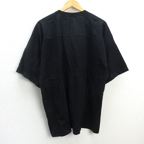 s# made in Japan # Arrows /UNITED ARROWS & SONS×RUSSELL big Silhouette short sleeves T-shirt [L] black navy blue /MENS/3[ used ]