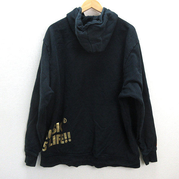 z■ネスタブランド/NESTA BRAND フルジップパーカー【XXL】黒/MENS/68【中古】■_画像3