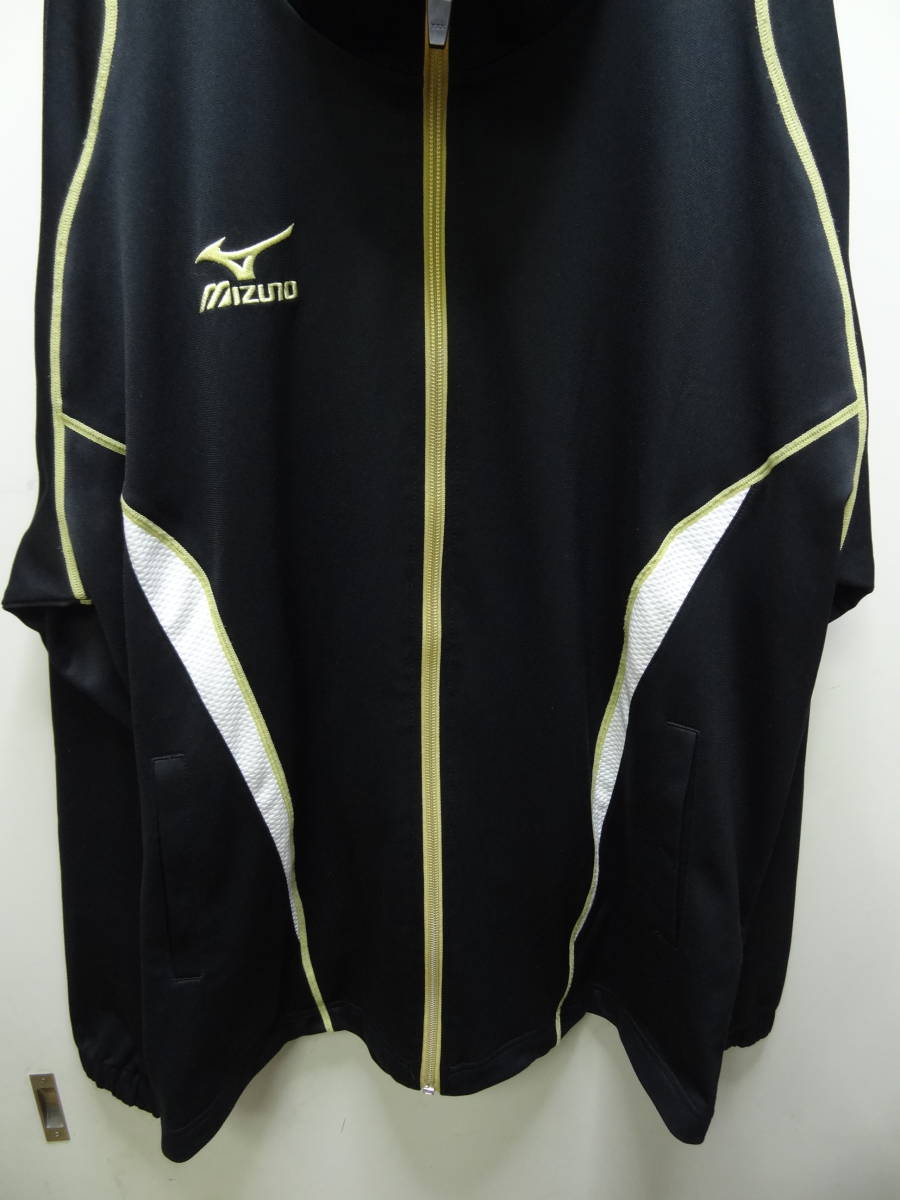 ファッション特集 全国送料無料 ミズノ MIZUNO メンズ 黒Xゴールド色 ジャージ ミズノ