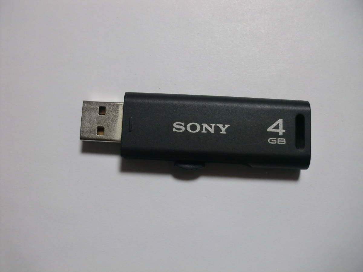 SONY　4GB　USBメモリー　フォーマット済み　メモリーカード_画像1