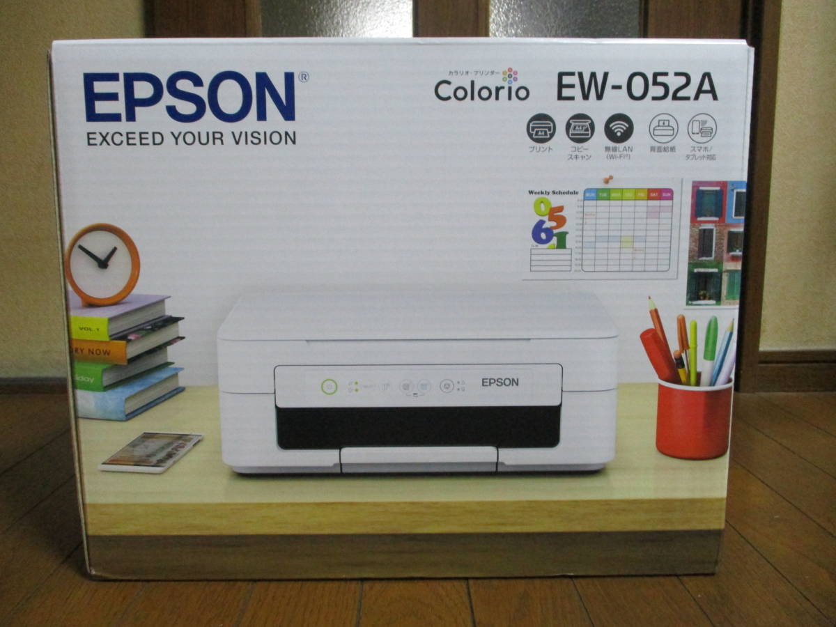 上品な 新品未使用！EPSON エプソン・colorioプリンター EW-052A