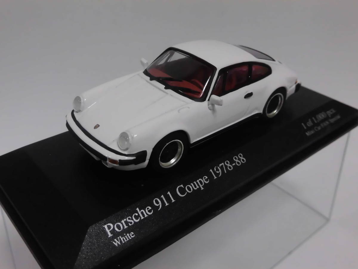 1/43 ポルシェ 911SC 白 赤 内装 1978-88 ミニカー ファン SP 抽選販売品 絶版品 送料込