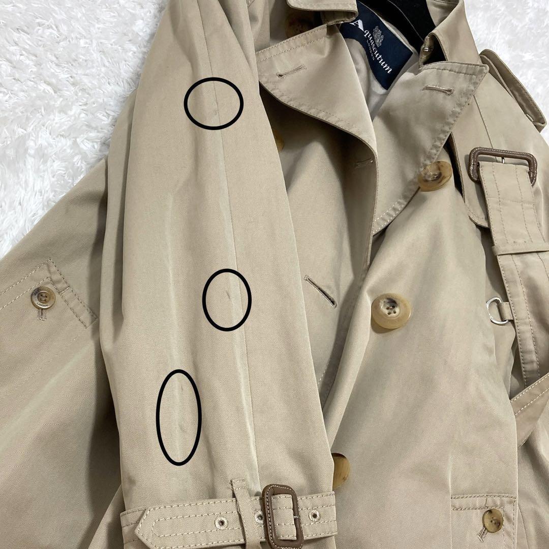 美品 Aquascutum アクアスキュータム ライナー付き トレンチコート