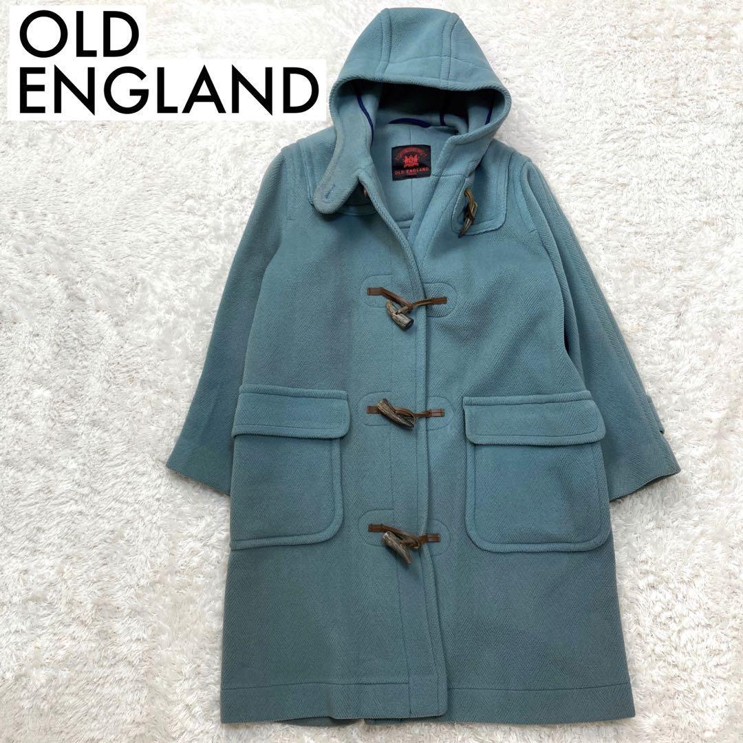 極美品 OLDEngland ダッフルコート ネイビー ヘリンボーン 希少 - アウター