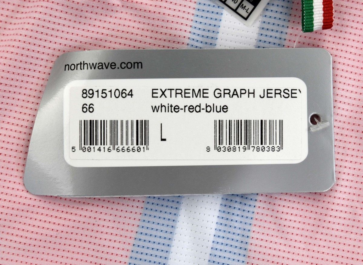 Northwave Extreme Graphic ジャージ size:L 白