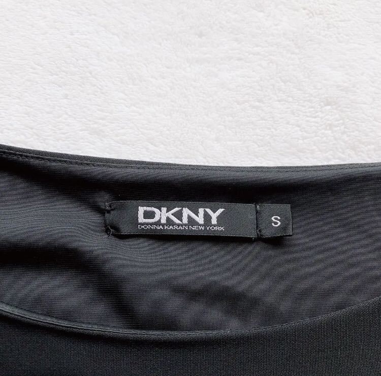 美品　DKNY ダナキャラン　デザイン　変形　ワンピース　ドレス　ブラック　S_画像6