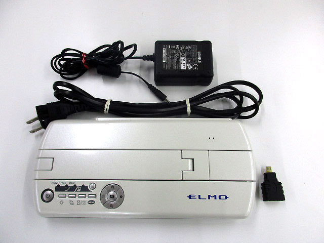 即決　送料無料　美品　ELMO エルモ / モバイル 書画カメラ 実物投影機 MO-1　MO1　HDMI変換アダプター付　取説PDFサイト有_画像2