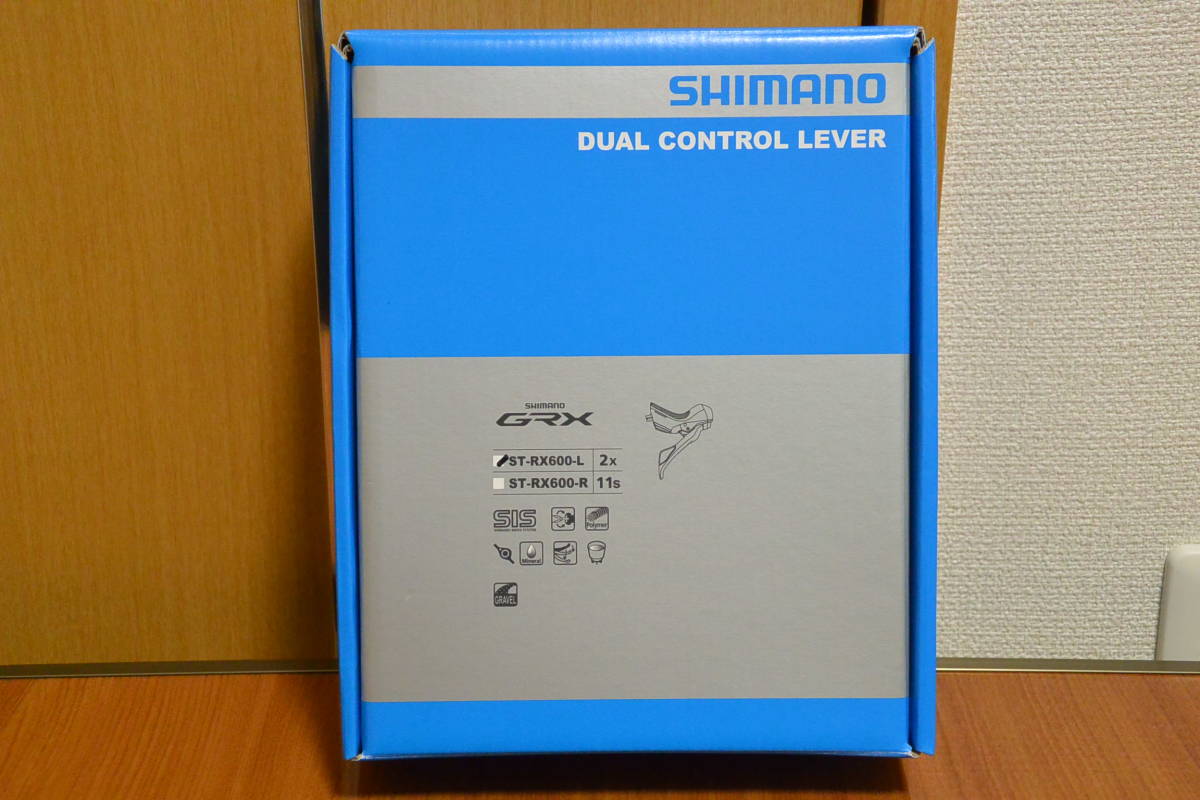 【新品未使用】SHIMANO シマノ GRX デュアルコントロールレバー 左レバーのみ／ST-RX600-L／2x11s／油圧ディスクブレーキ／機械式変速／_画像1