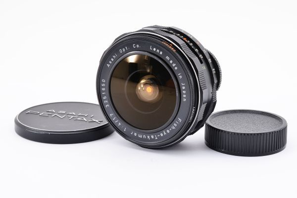 Rank:AB] Asahi Pentax Fish eye Takumar 17mm F4 MF 単焦点 超広角