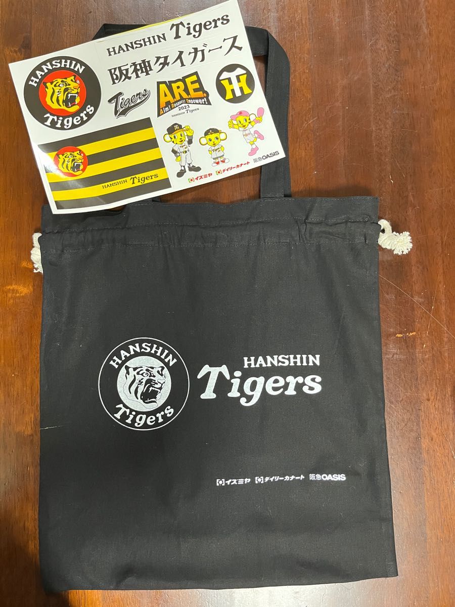 阪神タイガース2023リーグ優勝記念セール品 トートバッグ シール セット