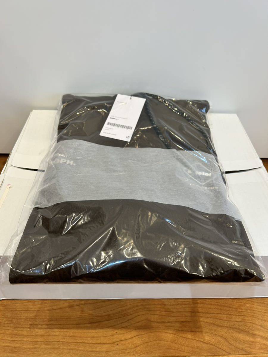 L 新品 送料無料 FCRB 23AW TRAINING TRACK HOODIE BROWN ブラウン
