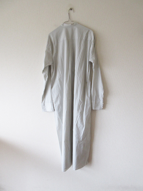 2020SS AURALEE / オーラリー A20SD01FS FINX SILK STRIPE LONG ONE-PIECE LIGHT GRAY STRIPE 1 * ワンピース レディース_画像2