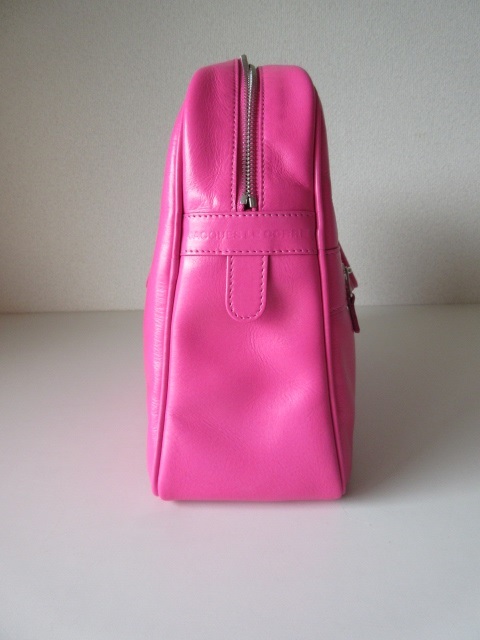 【定価14万】 2023 JACQUES LE CORRE / ジャックルコー LISBON SMALL P.PINK * リスボン レザー トートバッグ ハンドバッグ_画像3