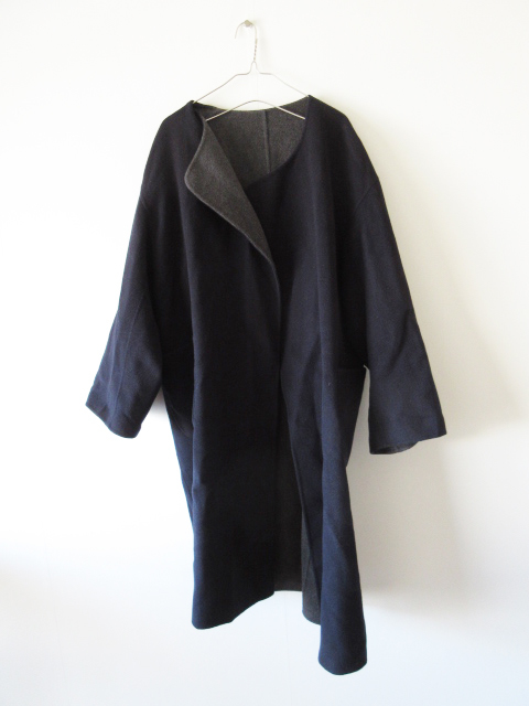 華麗 UNITED 6(ROKU) ARROWS コート ガウン リバーシブル * NAVY×GRAY