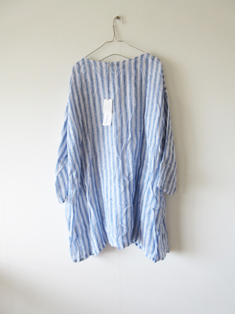  beautiful goods 2023SS Veritecoeur /velite cool ST-131 T line long pull over F STRIPE.C * shirt blouse 