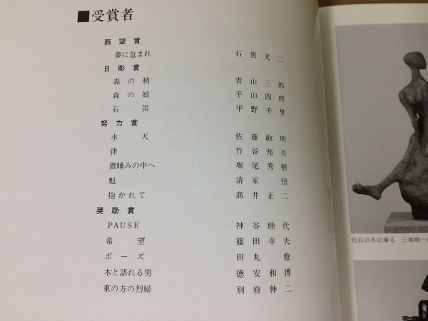 ●K24A●日彫展●第23回●図録●日本彫刻会●石黒光二青山三郎平山四朗平野千里佐藤敏明竹谷邦夫堀尾秀樹清家悟神谷睦代篠田幸夫●即決_画像3