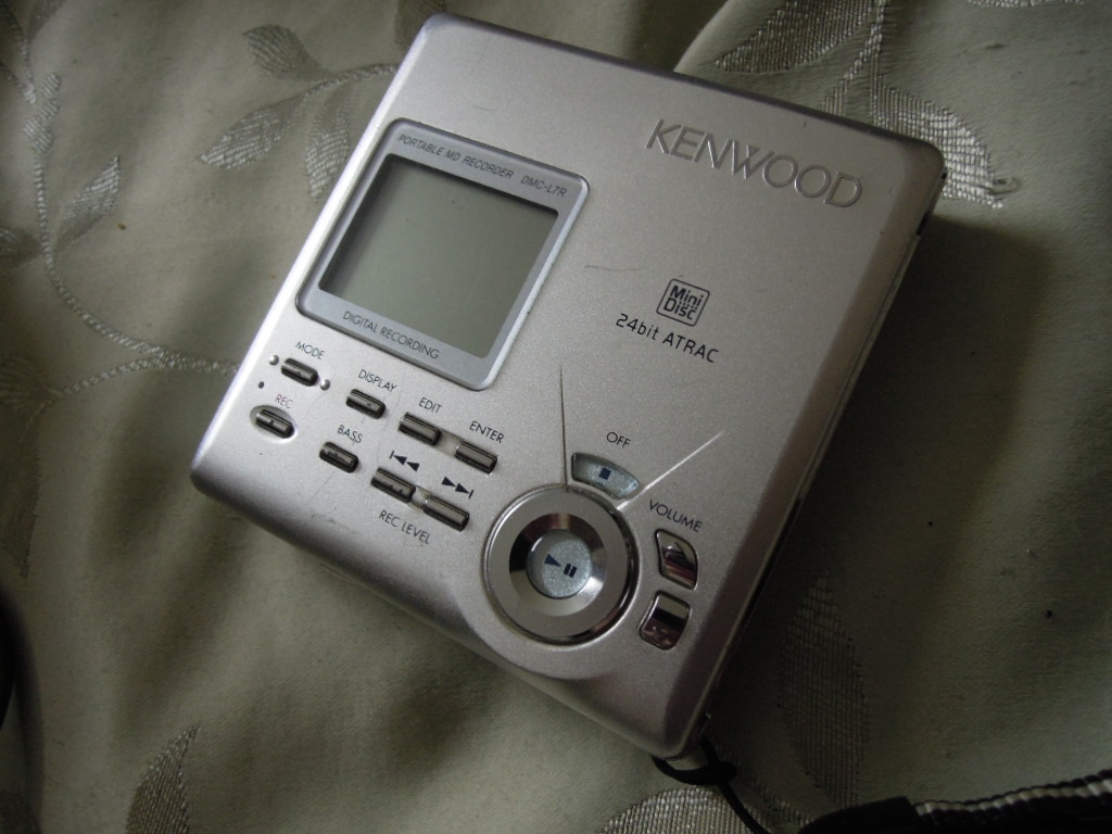 KENWOOD DMC-L7R ポータブルMDレコーダー 中古 送料無料