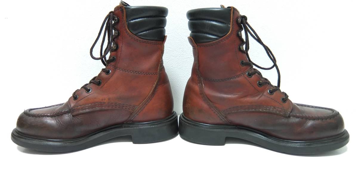 羽タグ REDWING 402 ロング ワークブーツ 赤茶 ５1/2D 23.5cm レッドウィング モックトゥ 編み上げ 5.5_画像5