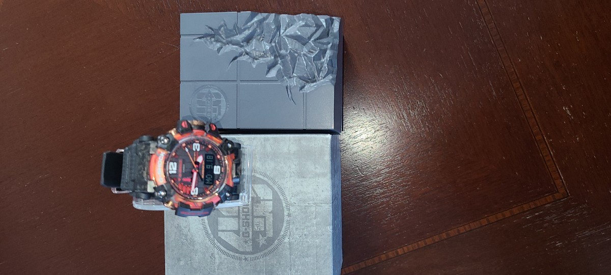 カシオCASIO Gショック ジーショック G-SHOCK マッドマスター G-SHOCK 40th Anniversary Flare Red GWG-2040FR-1AJR_画像6