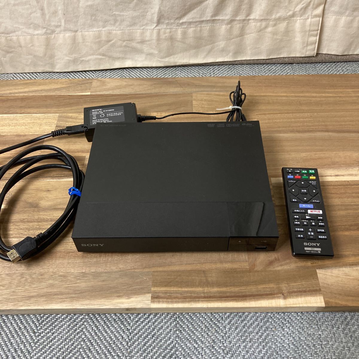 美品 ブルーレイディスク DVDプレーヤー SONY BDP-S1500