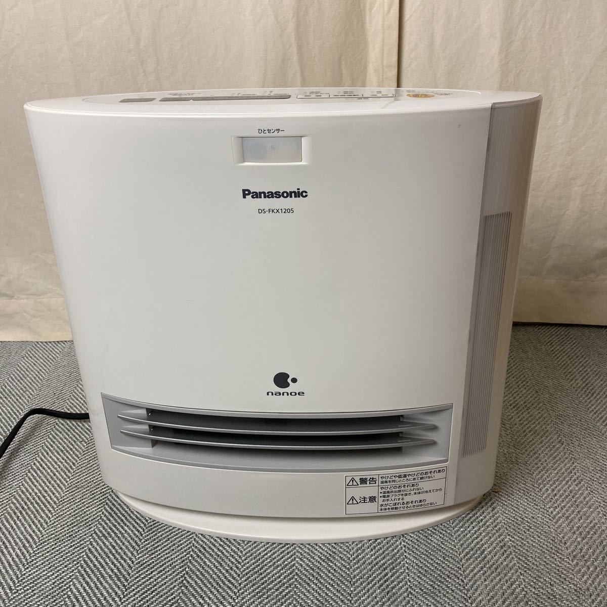 Panasonic加湿セラミックファンヒーターDS-FKX1205 /加湿機能未使用 美