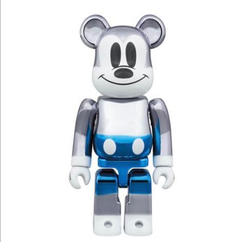 【新品】Bearbrick fragmentdesign MICKEY MOUSE BLUE Ver.100% & 400%ベアブリック  フラグメントデザイン ミッキーマウス ブルー