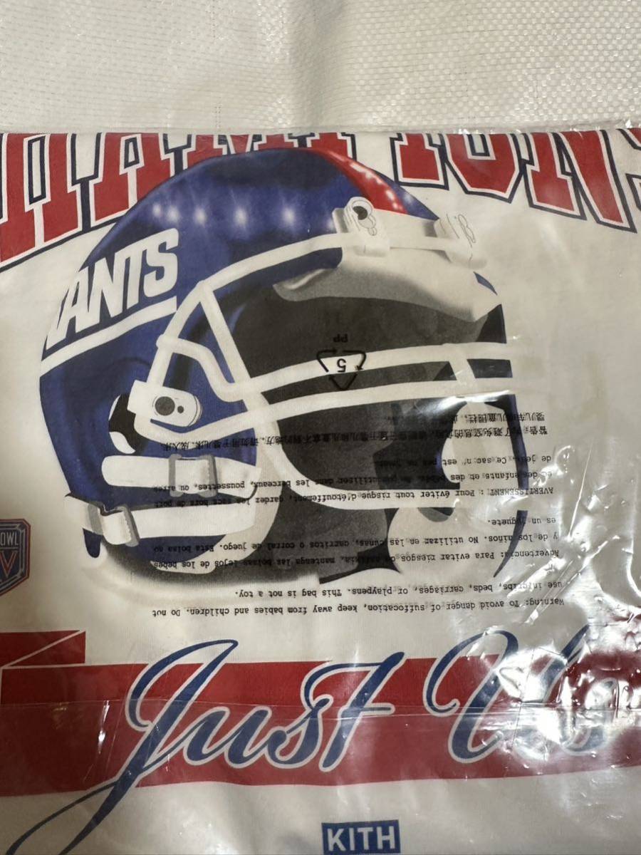 新品】Kith for the NFL Giants Superbowl Vintage Tee White 新品】Kith for the NFL Giants Superbowl Vintage Tee White