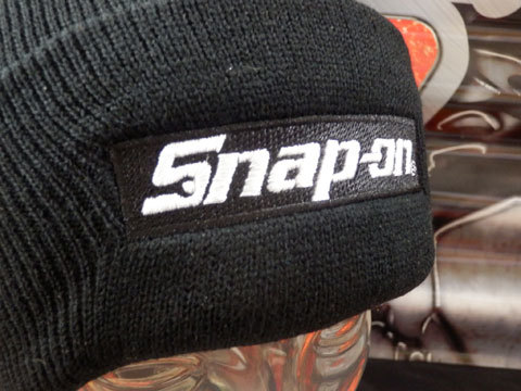 Snap-on（スナップオン）ニット帽，帽子「BLACK CUFF BEANIE」_画像5