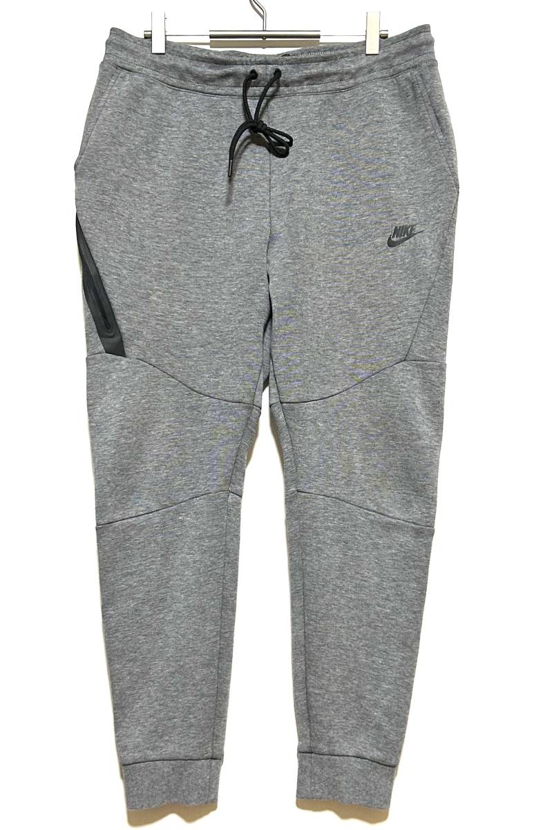 【美品】NIKE Tech Fleece Jogger Pants（XL）グレー ナイキ NSW テックフリース パンツ ロンパン スリム ジョガー スウェット