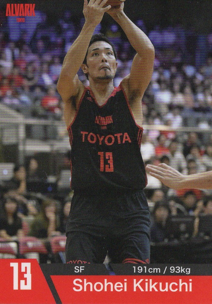 Bリーグ アルバルク東京 会場 ファンクラブ来場特典 トレーディングカード 2017-18 007 菊池 祥平_画像1