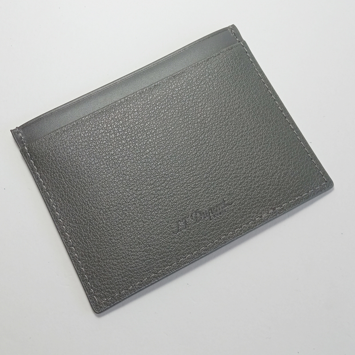 【sdcc3】新品 S.T.Dupont デュポン カードケース パスケース 定価19,800円 ギャランティー 名刺入れ 薄型 スリム グレー の画像3