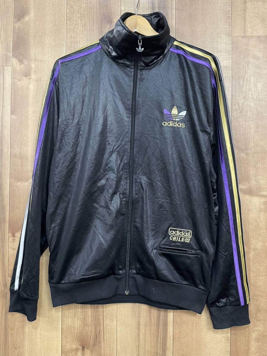 上品 H4206 M ADIDAS アディダス ジャージー トラックジャケット 古着