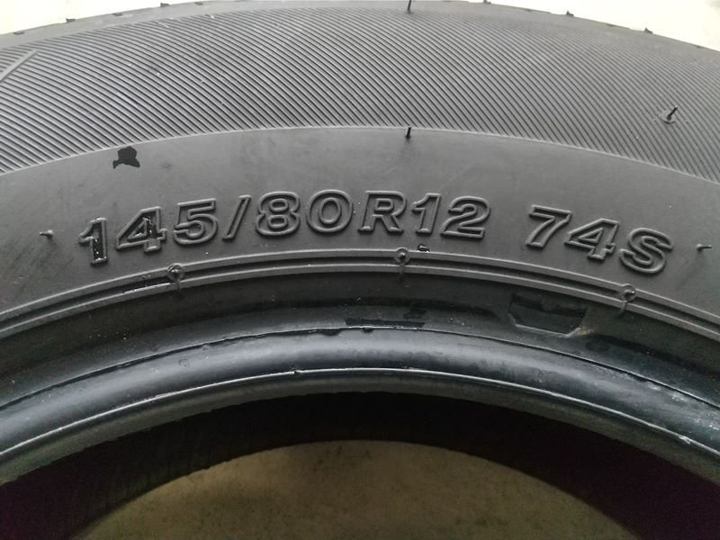 『psi』 ブリヂストン SNEAKER SNK2 145/80R12(74S) ラジアルタイヤ4本セット 2022年の画像5