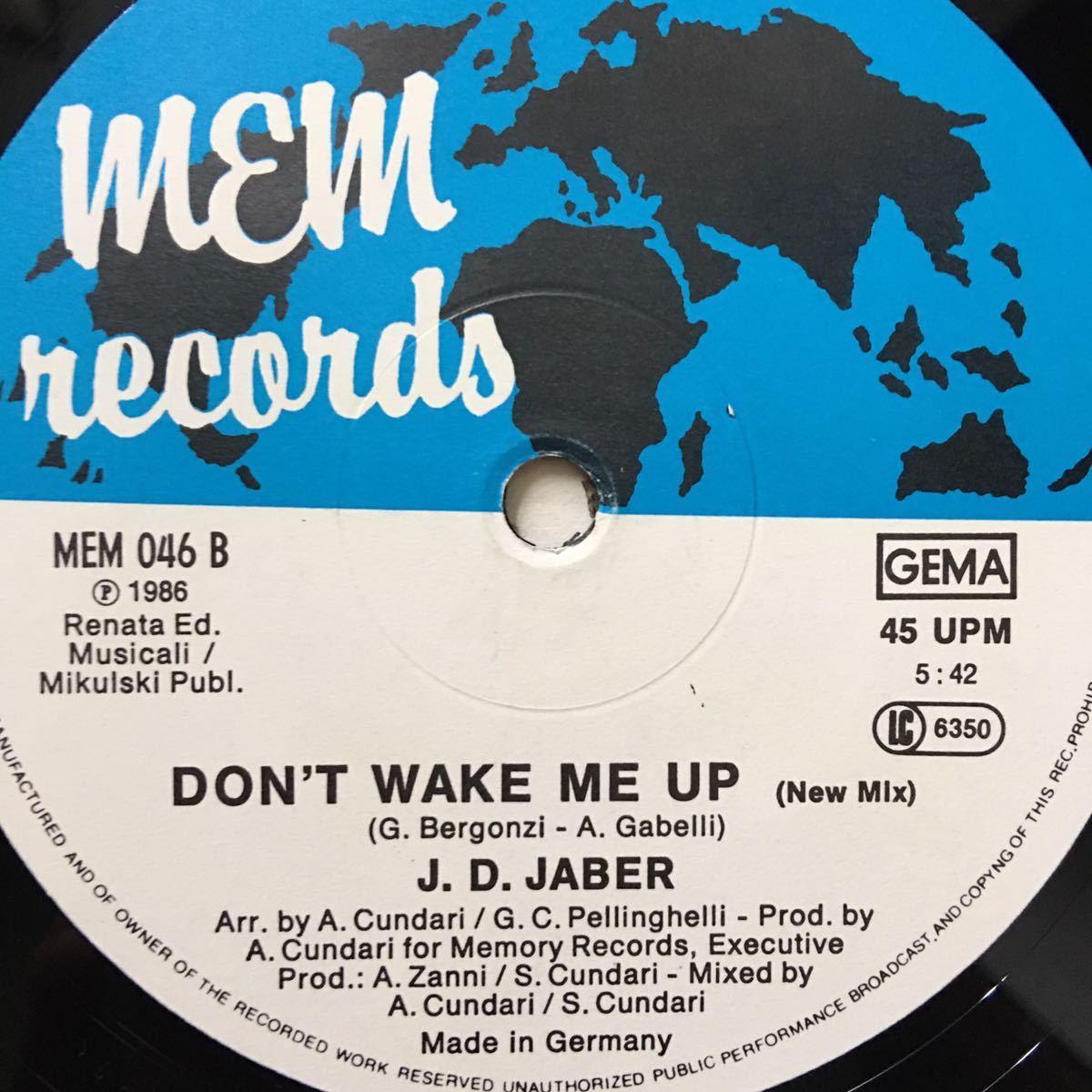 12’ J.D. Jaber-Don’t wake me up_画像3