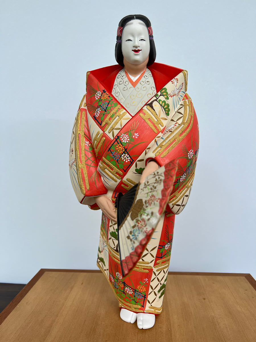 博多人形 白石一敏作 「熊野」 日本人形 C 5385A- 博多人形 白石一敏作 「熊野」 日本人形 C 5385A-