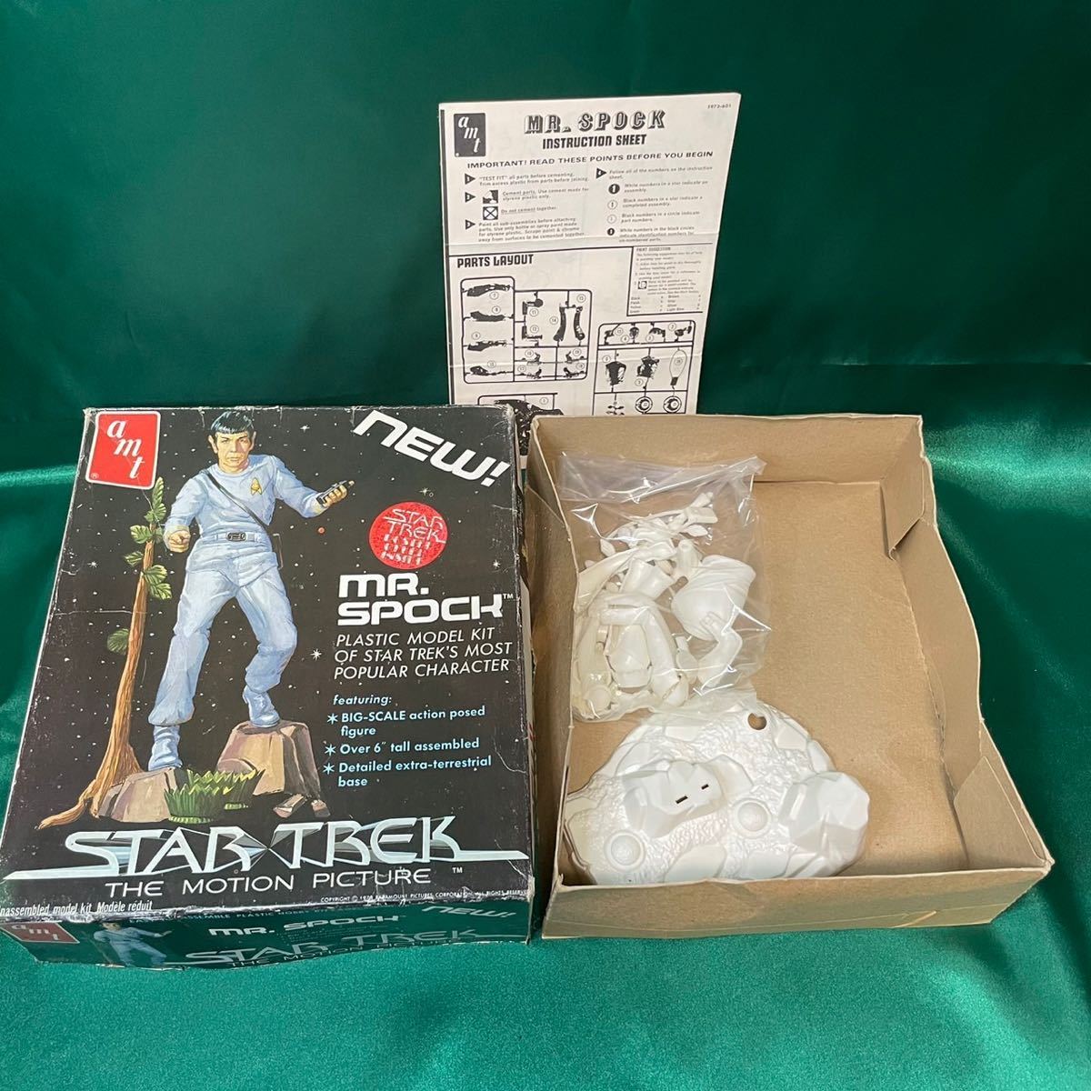  rare goods? MATCHBOX Star * Trek Mr. spo kSTARTREK Mr.SPOCK plastic model abroad movie AMT