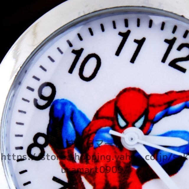 腕時計 子供用 スパイダーマン クォーツ式 時計 レザーストラップ キッズ キャラクター 小学生 ギフト_画像7