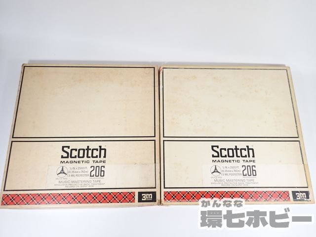 2QQ18◇Scotch オープンリールテープ メタルリール 10号 2本セット