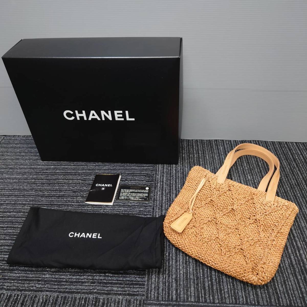 1円~ レア 未使用品 シャネル CHANEL ハンドバッグ レザー 本革